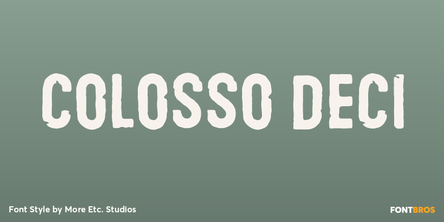 Colosso Deci Poster