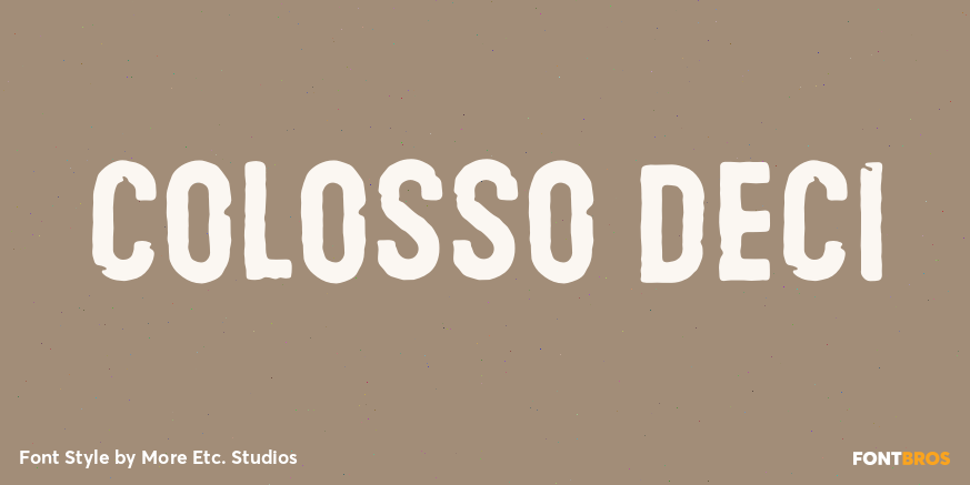 Colosso Deci Poster