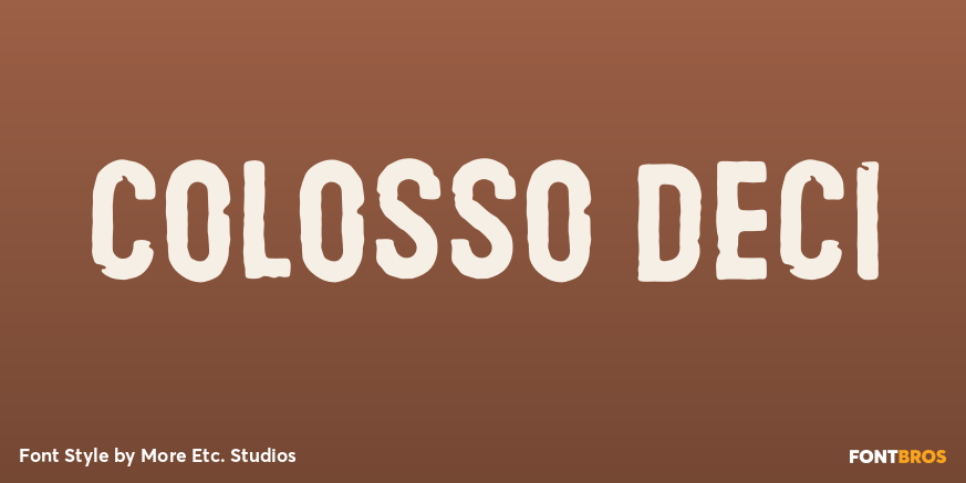 Colosso Deci Poster