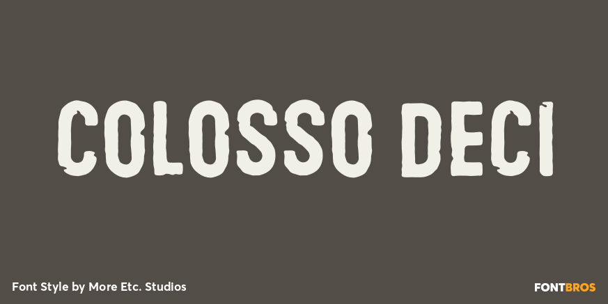 Colosso Deci Poster