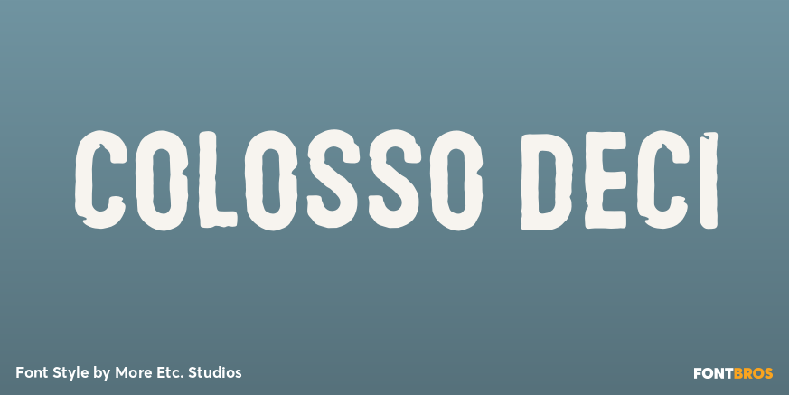 Colosso Deci Poster