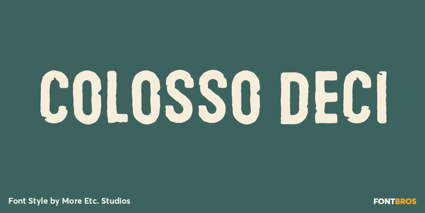 Colosso Deci Poster