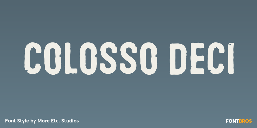 Colosso Deci Poster