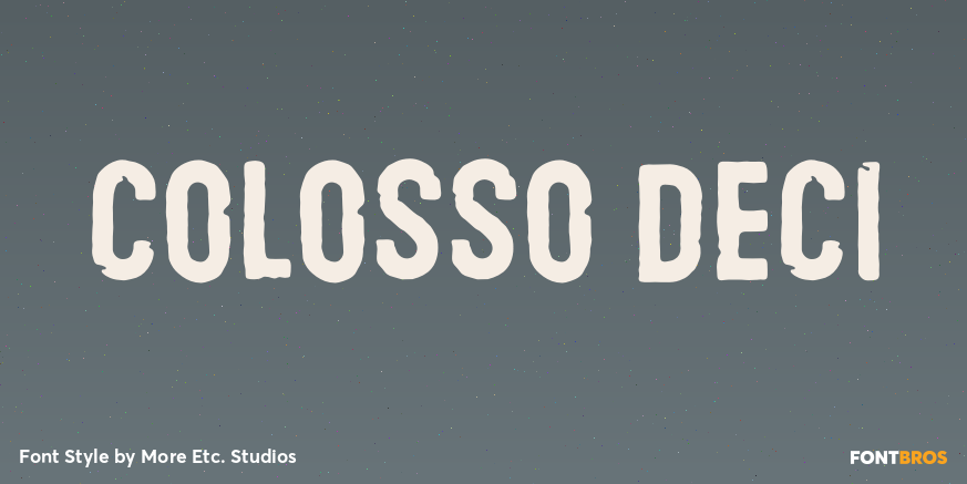 Colosso Deci Poster