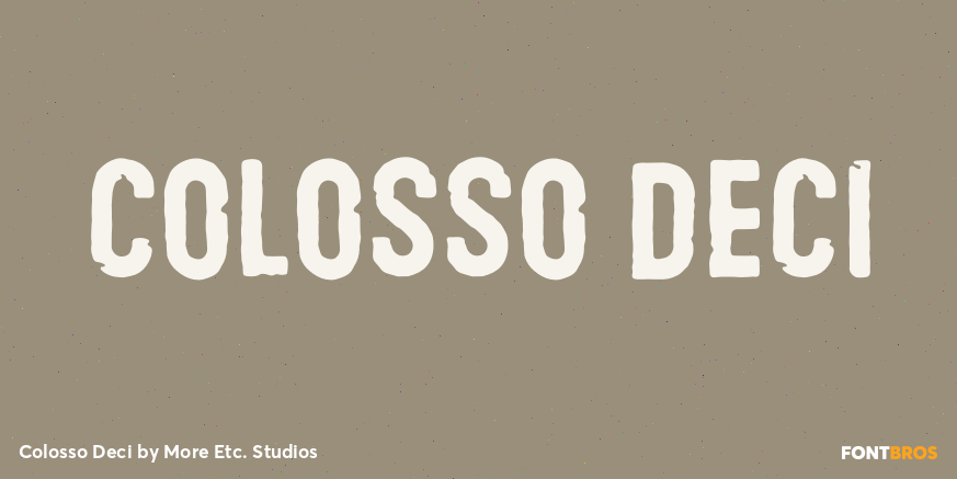 Colosso Deci Poster