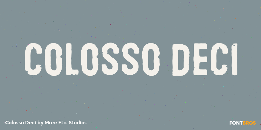 Colosso Deci Poster