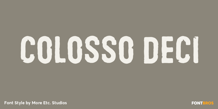 Colosso Deci Poster