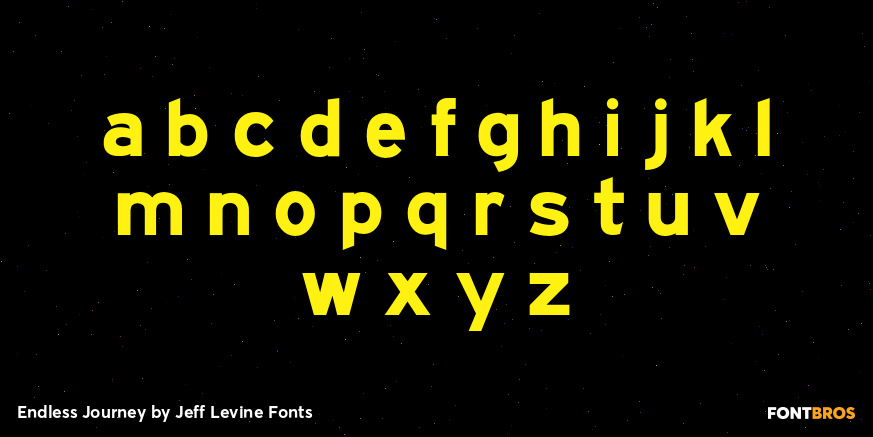 Endless Journey Font Poster #3