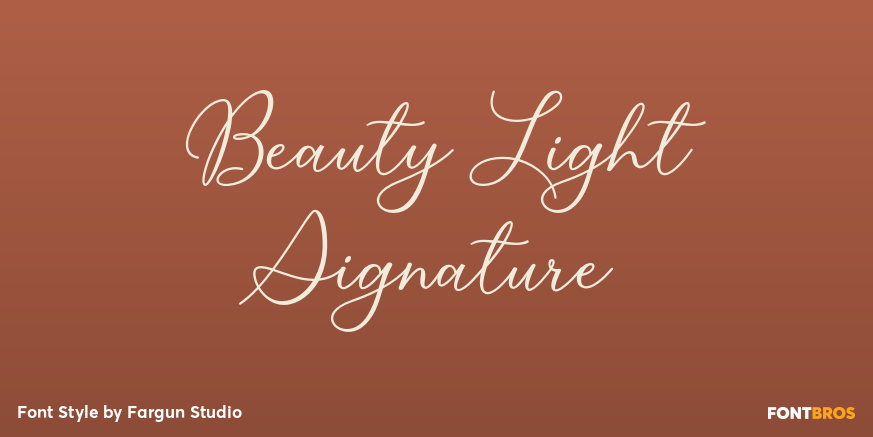 Beauty Light Signature Poster