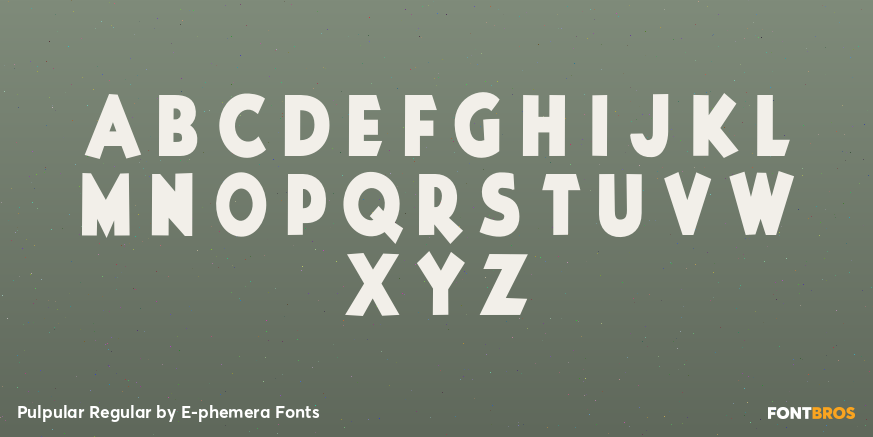 Pulpular Regular Font Poster #2