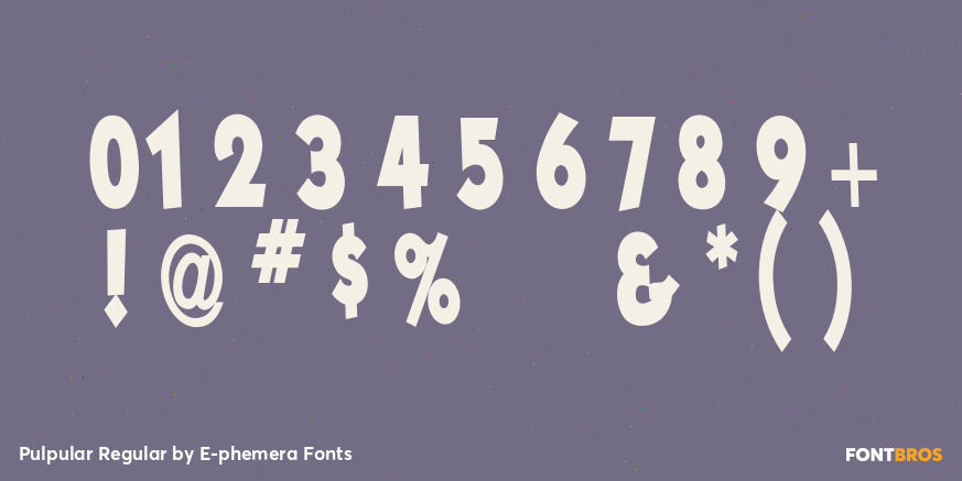 Pulpular Regular Font Poster #4