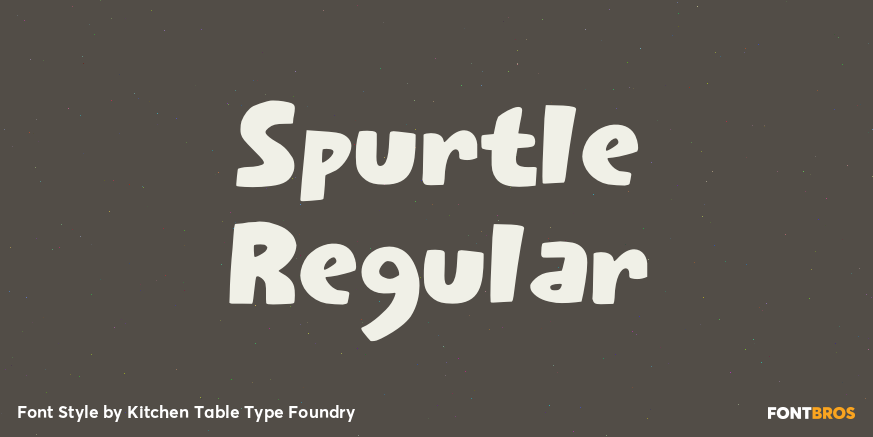 Spurtle Regular Poster