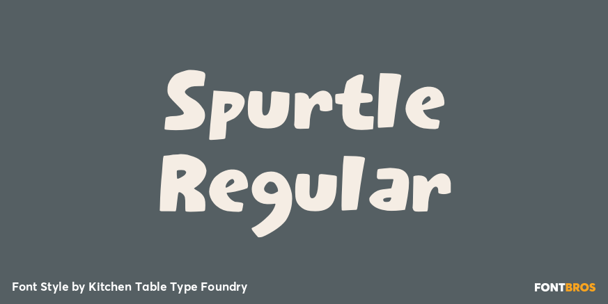Spurtle Regular Poster