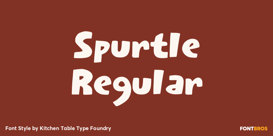 Spurtle Regular Poster