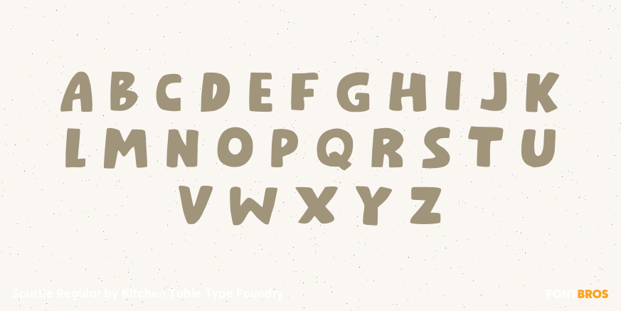 Spurtle Regular Font Poster #2