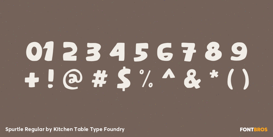 Spurtle Regular Font Poster #4