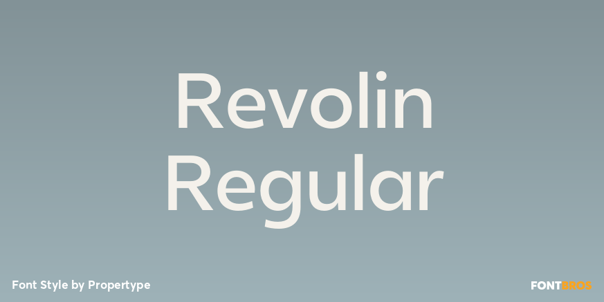 Revolin Regular Poster