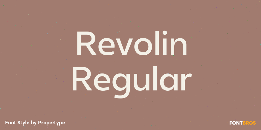 Revolin Regular Poster