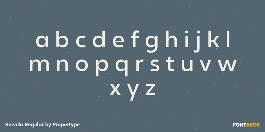 Revolin Regular Font Poster #3