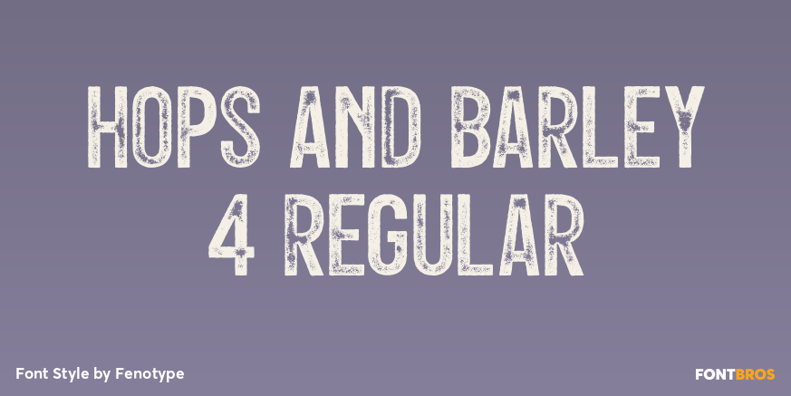 Hops And Barley 4 Regular Poster