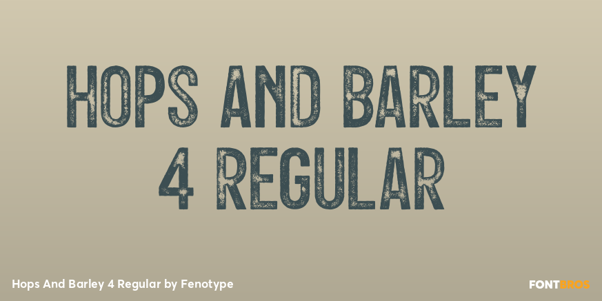 Hops And Barley 4 Regular Poster