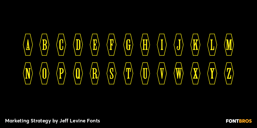 Marketing Strategy Font Poster #2