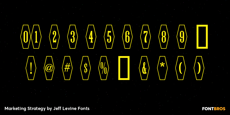 Marketing Strategy Font Poster #4