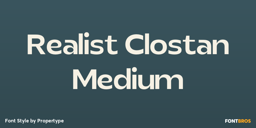 Realist Clostan Medium Poster
