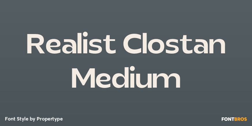 Realist Clostan Medium Poster