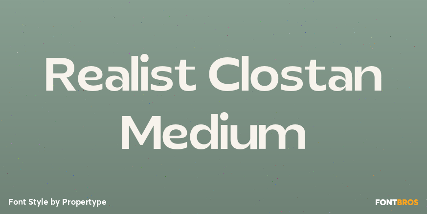 Realist Clostan Medium Poster
