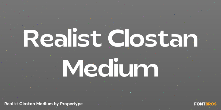Realist Clostan Medium Poster