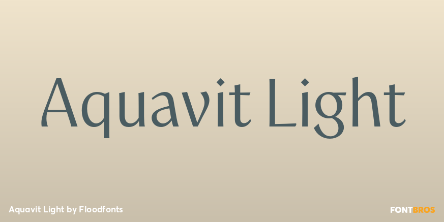 Aquavit Light Poster