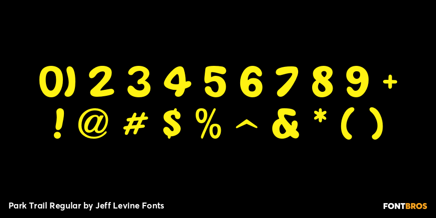 Park Trail Regular Font Poster #1