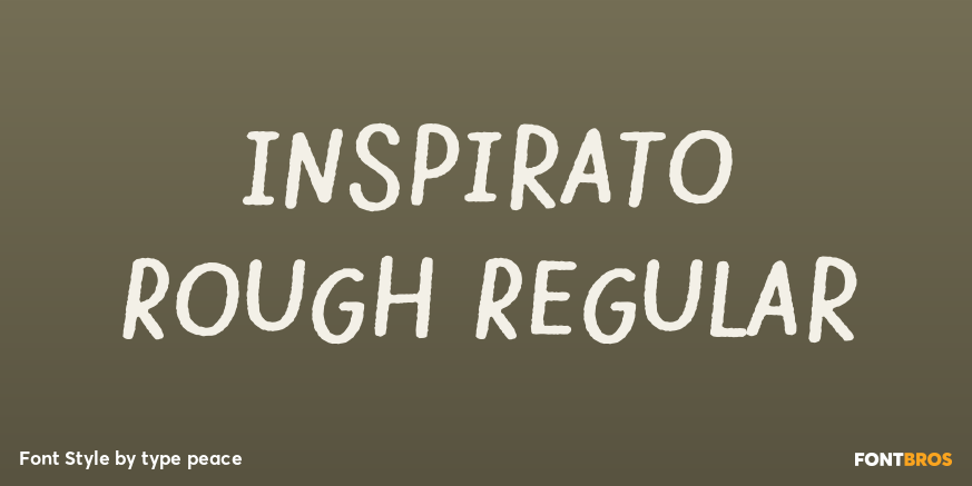 Inspirato Rough Regular Font Poster #1