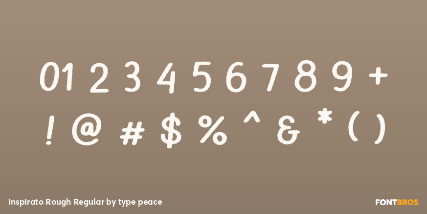 Inspirato Rough Regular Font Poster #1