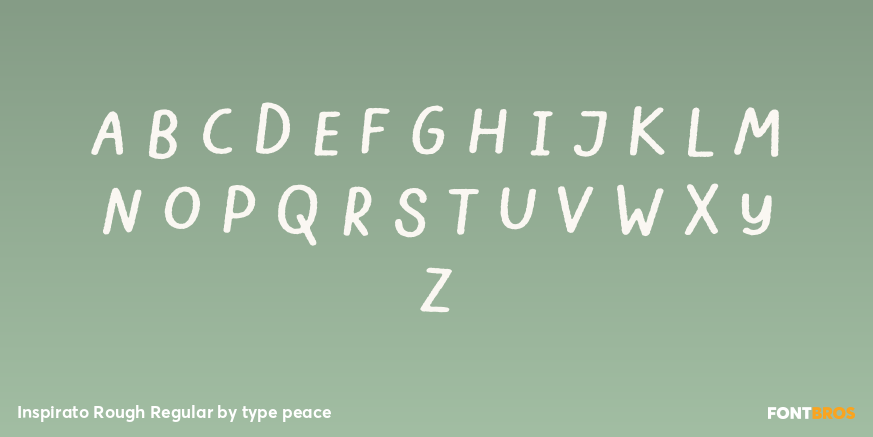 Inspirato Rough Regular Font Poster #1