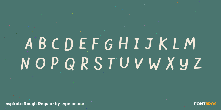 Inspirato Rough Regular Font Poster #1