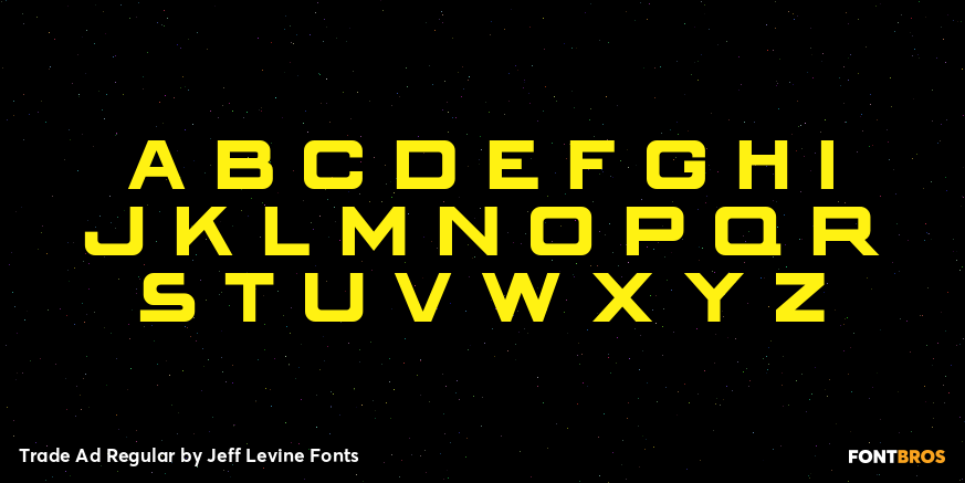 Trade Ad Regular Font Poster #2