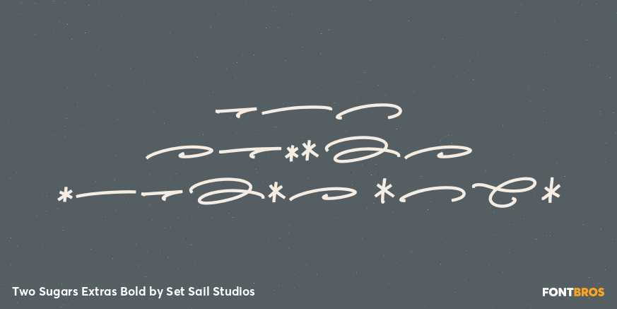 Two Sugars Extras Bold Poster