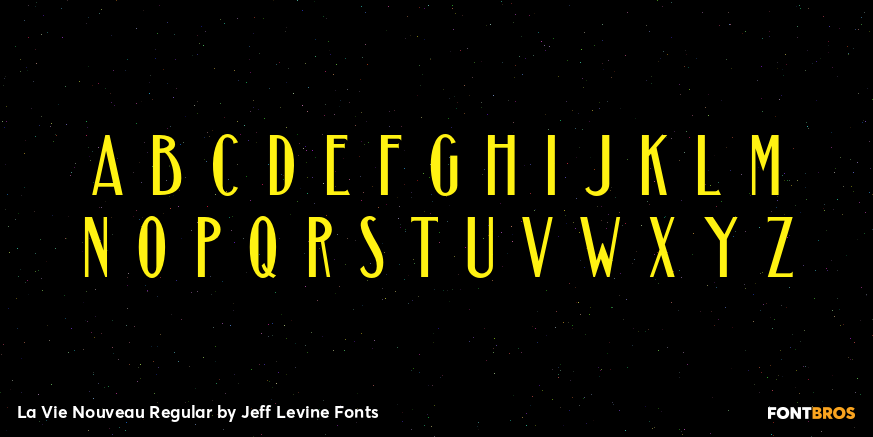 La Vie Nouveau Regular Font Poster #2
