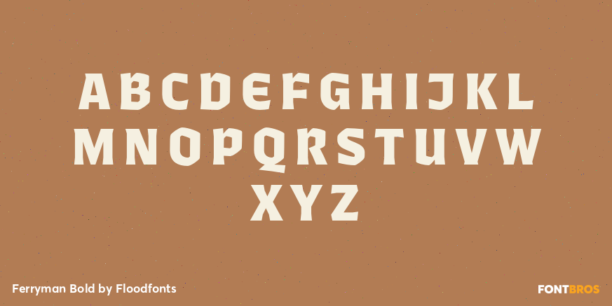 Ferryman Bold Font Poster #1