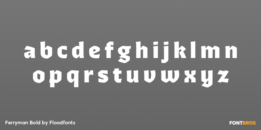 Ferryman Bold Font Poster #1