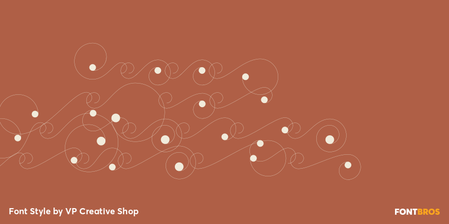 Moon Type Swashes Regular Poster