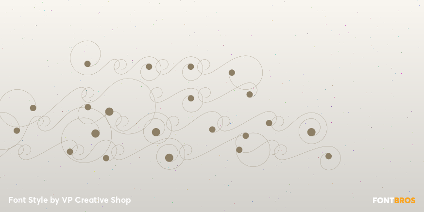 Moon Type Swashes Regular Poster