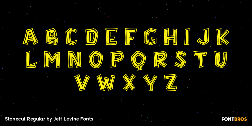 Stonecut Regular Font Poster #2