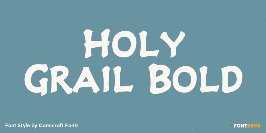 Holy Grail Bold Font Poster #1