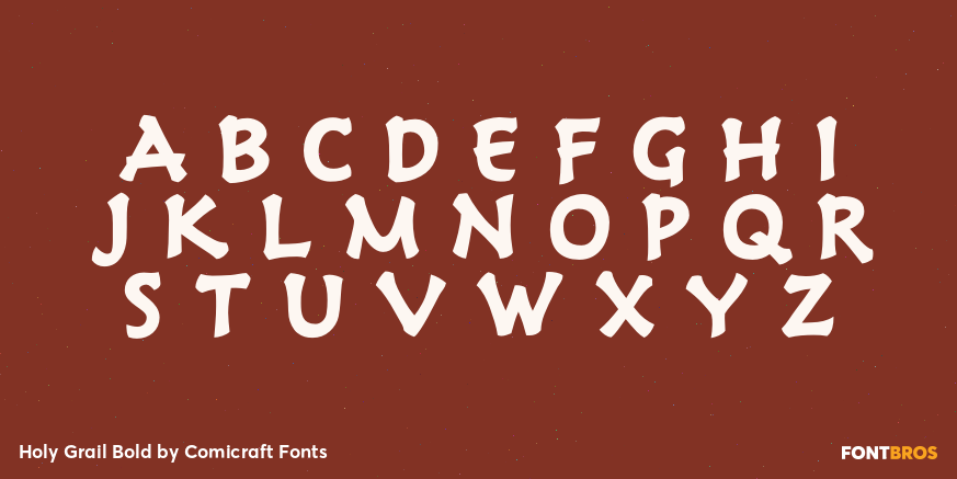 Holy Grail Bold Font Poster #1