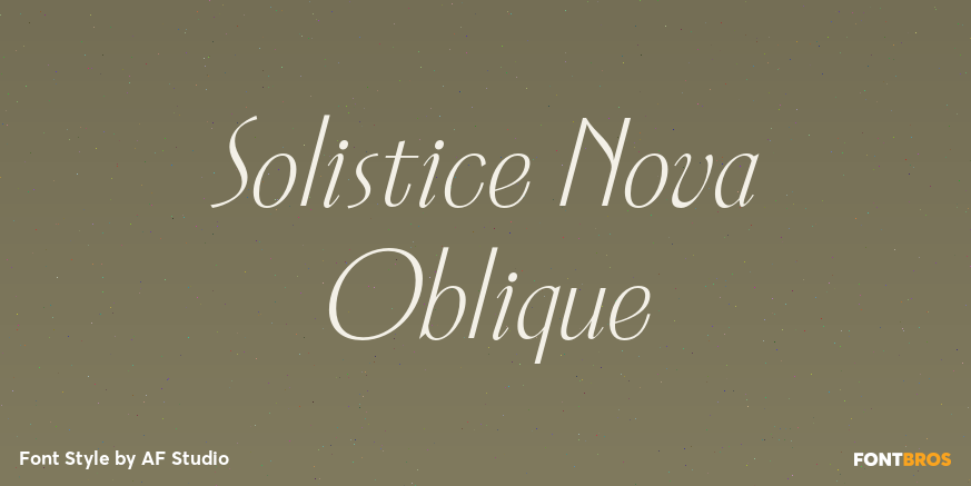 Solistice Nova Oblique Poster