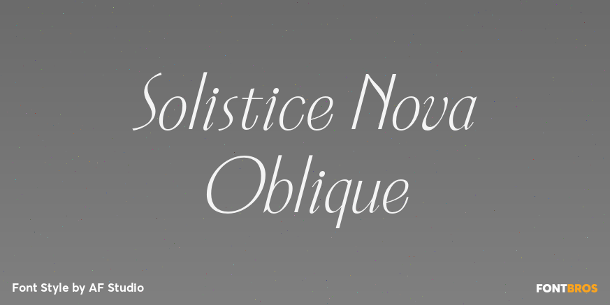 Solistice Nova Oblique Poster