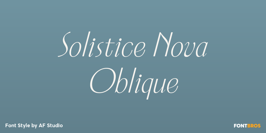 Solistice Nova Oblique Poster